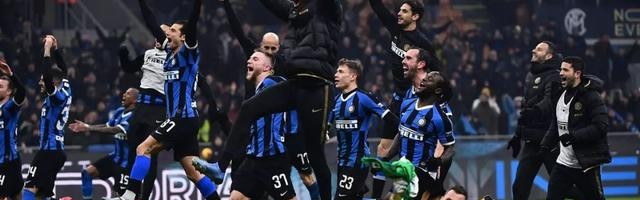  国际米兰德比战惊险逆转取胜